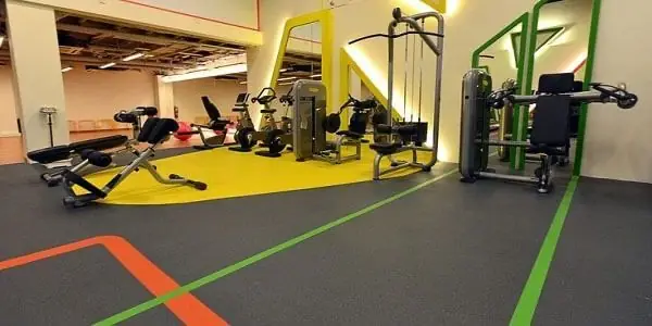 Renkli Şeritli Salon